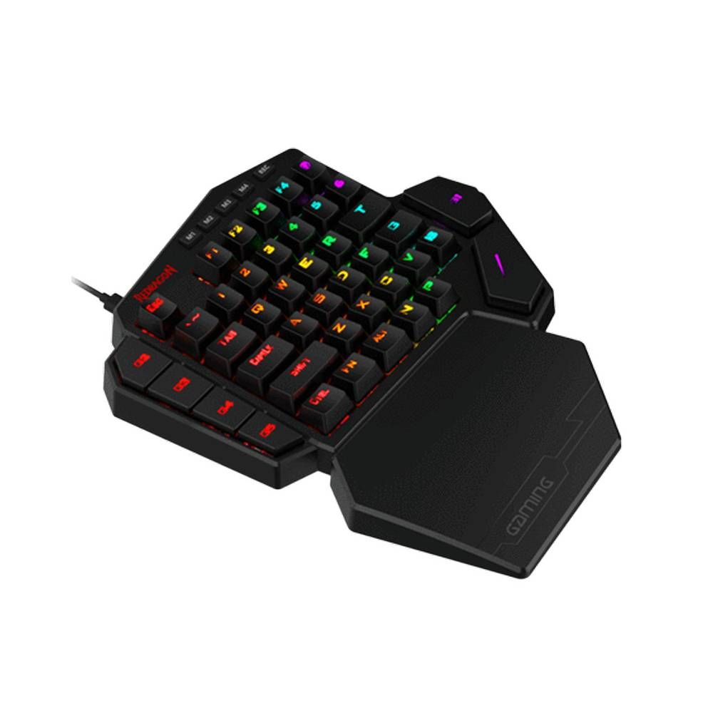 Redragon K585 DITI One-Handed RGB Mechanical Gaming Keyboard, Type-C Professional Gaming Keypad with 7 Onboard Macro Keys, Detachable Wrist Rest, 42 Keys Black, Blue Switch Redragon K585 DITI One-Handed RGB Mechanical Gaming Keyboard, Type-C Professional Gaming Keypad with 7 Onboard Macro Keys, Detachable Wrist Rest, 42 Keys Black, Blue Switch
